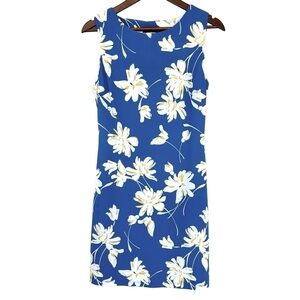 Tommy Hilfiger  sleeveless dress, crew neckline, popover, stretch, knee length